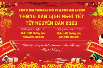 Thông báo lịch nghỉ Tết Nguyên Đán 2023